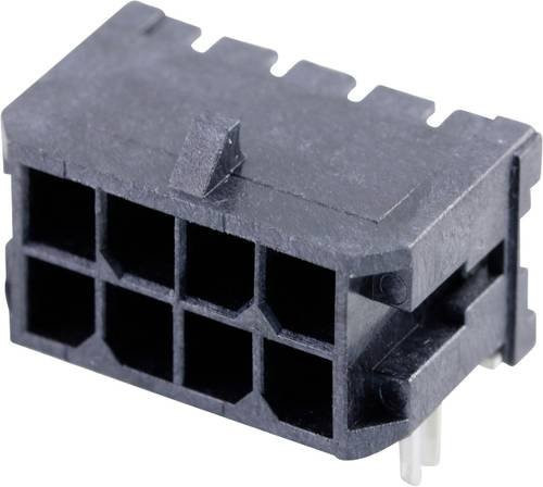 Molex Einbau-Stiftleiste Standard Schwarz 8-polig mit 3mm Rastermaß auf Tape-Rolle - Bild 1