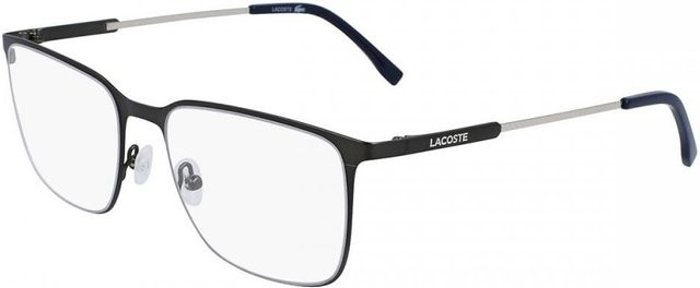 Lacoste L2287 Korrektionsbrille, Herren, Vollrand, rechteckig, black, matte dark grey - Bild 1