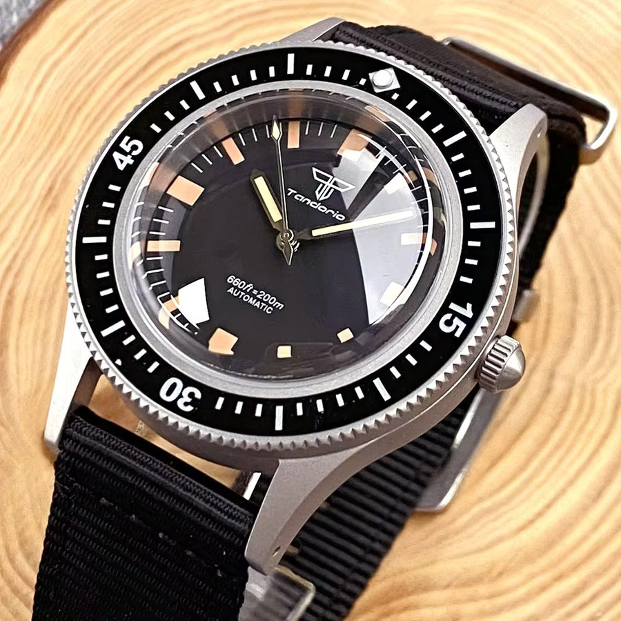 tandorio Taucheruhr, Automatik, Edelstahl, Saphirglas, Herren - Bild 3