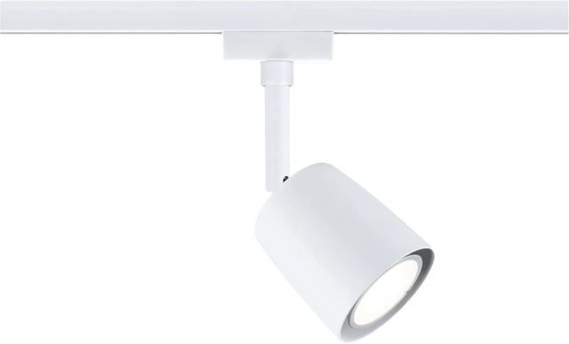 Paulmann URail Hochvolt-Schienensystem-Leuchte mit GU10 LED 10W in Signalweiß, Durchmesser: 6,5 cm - Bild 1