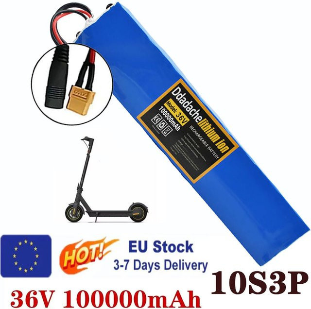 36V 500W 10S3P 18650 Li-Ion Akku-Pack mit BMS für M365 Elektroroller in Blau - Bild 1