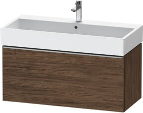 Duravit Waschtischunterschrank D-Neo wandhängend in Braun, B: 98,4 cm, T: 44,2 cm, H: 44,0 cm - Bild 1
