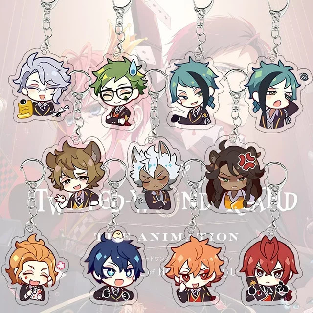 Bandai Twisted Wonderland Acryl-Schlüsselanhänger, Unisex - Bild 1