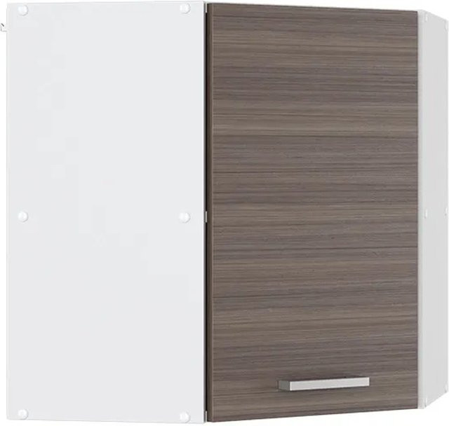 Vicco R-Line Eckhängeschrank für die Küche in Grau/Weiß, B/T/H: 57 x 34,1 x 60 cm - Bild 1