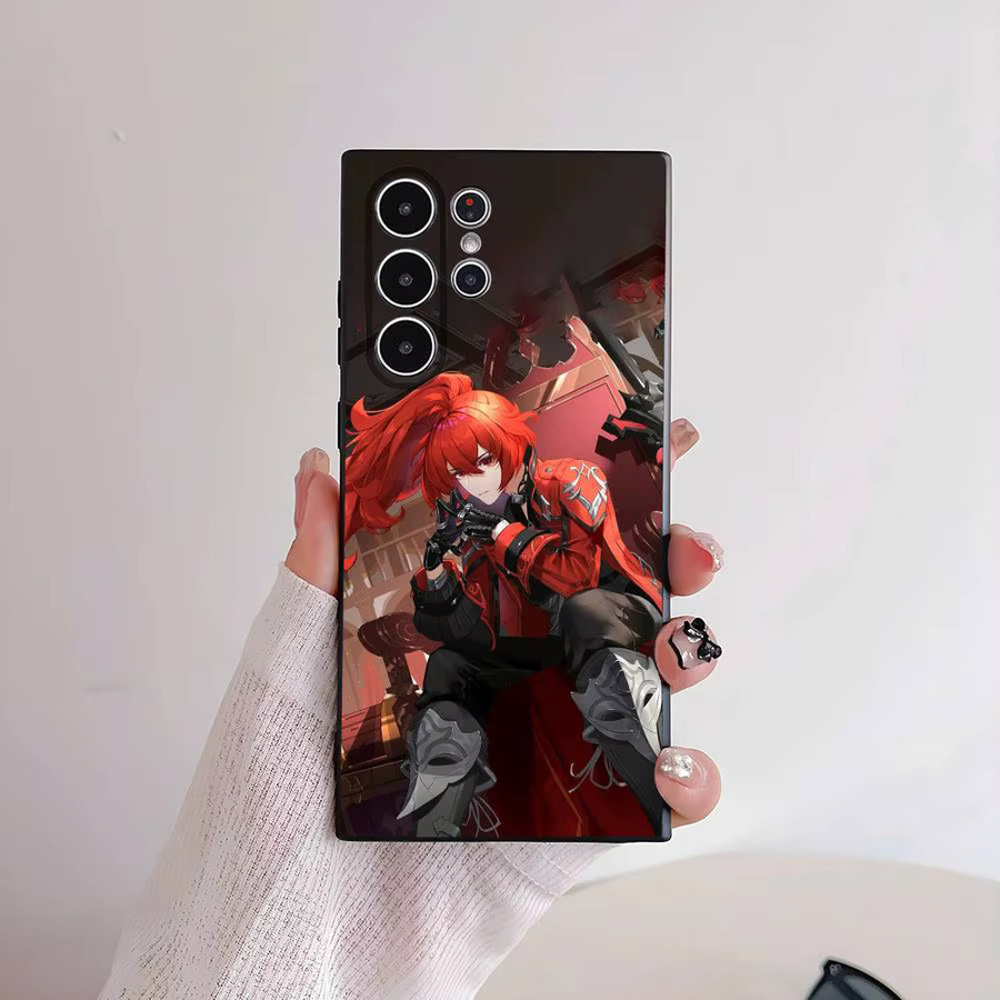 Diluc Genshin Impact Handyhülle für Samsung Galaxy S25 S24 S23 S22 S21 S20 Plus 5G Ultra Frosted Non-Slip Soft Cover Multicolor - Bild 2