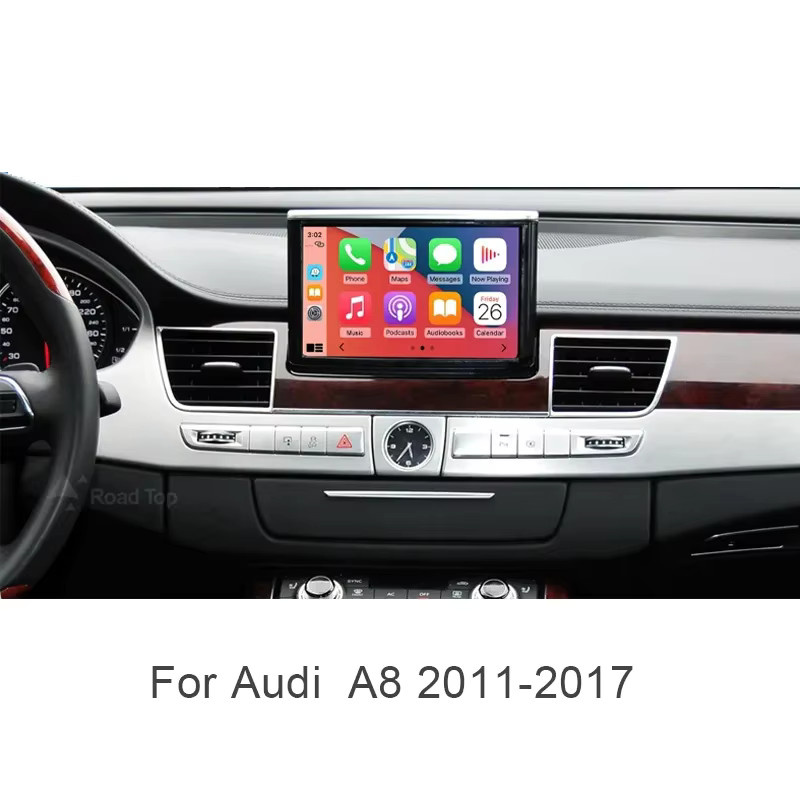 AUTOABC Wireless Android Auto und CarPlay Schnittstelle für Audi A8 2011–2017 in Schwarz mit Mirror Link und AirPlay - Bild 7