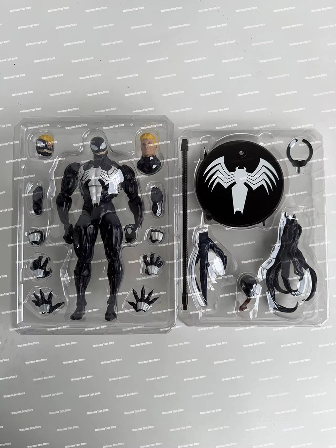 Mess Toys Marvel Lethal Neighbor Venom Symbiotischer Spider-Man, Actionfigur, Schwarz, ab 14 Jahren - Bild 3