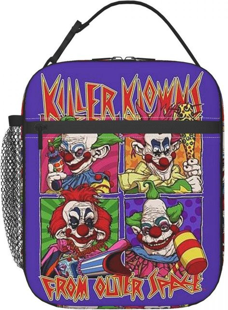 Isolierte Lunchtasche Killer Klowns aus dem Weltall von Fancy Style Studio, auslaufsichere Thermobox für Damen und Kinder, Mehrfarbig - Bild 1