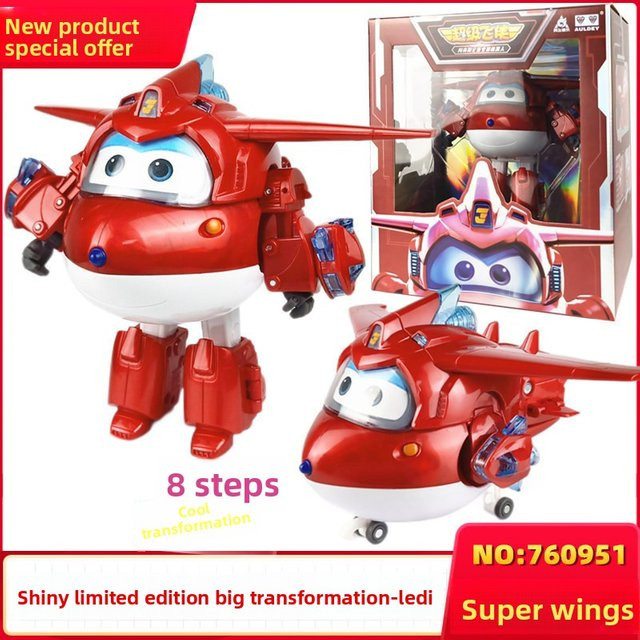 AULDEY Super Wings Jett Dizzy Mecha, verwandelnder Roboter, Fahrzeuge - Bild 1