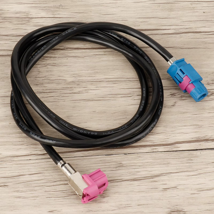 Qiilu LVDS Video Line Kabel für Mercedes Benz Navigation GPS Audio in Schwarz - Bild 1
