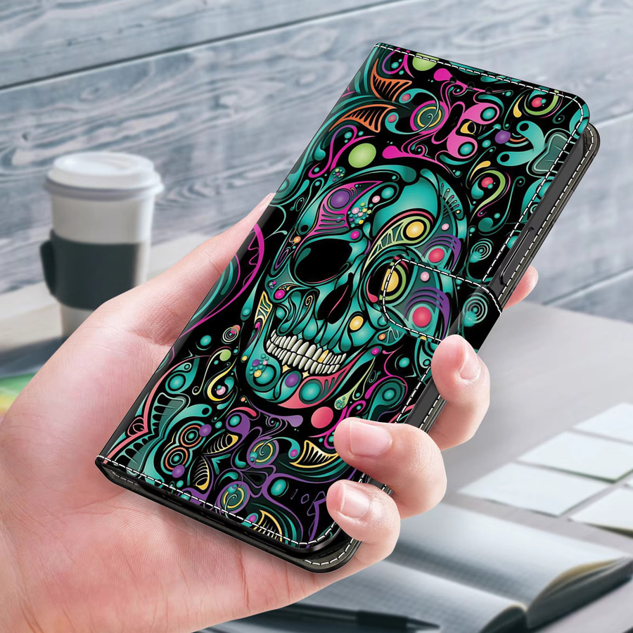 KEDBBAO 3D Magnetische Flip Leder Brieftasche für iPhone 11 bis iPhone 17 Pro Max in Multicolor - Bild 2