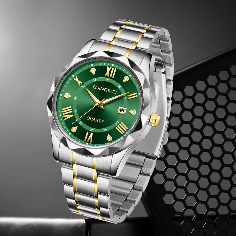 LIGE Armbanduhr, Quarz, Edelstahl, Schwarz, Herren - Bild 2