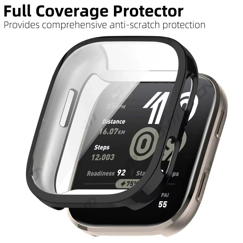 Huami Schutzhülle für Amazfit Bip 6, Schwarz, Transparent, Unisex - Bild 4
