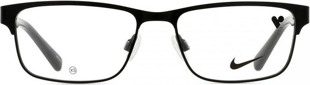 Nike 1002c Brille, Kinder, Vollrand, Rechteckig, Metall, Black - Bild 1