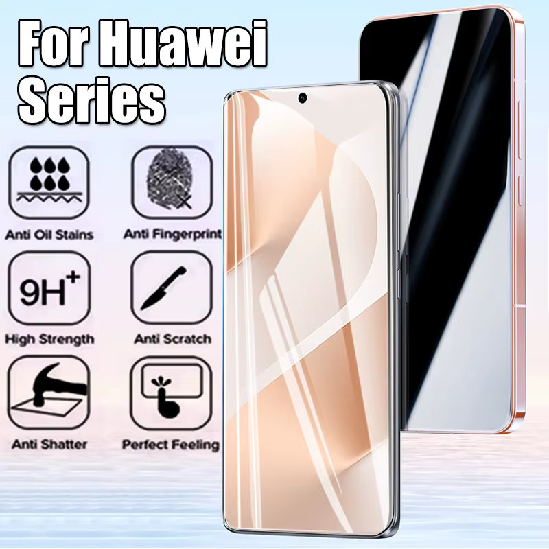 3er-Set Displayschutzfolie aus gehärtetem Glas für Huawei Pura 80, transparent, mit Fingerabdruck-Entsperrschutz und vollständiger Abdeckung - Bild 5