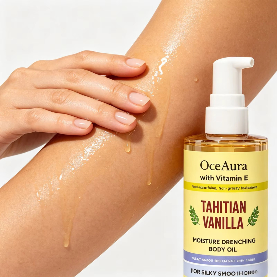 OceAura Körperöl mit Vitamin E, 100 ml, Unisex - Bild 5