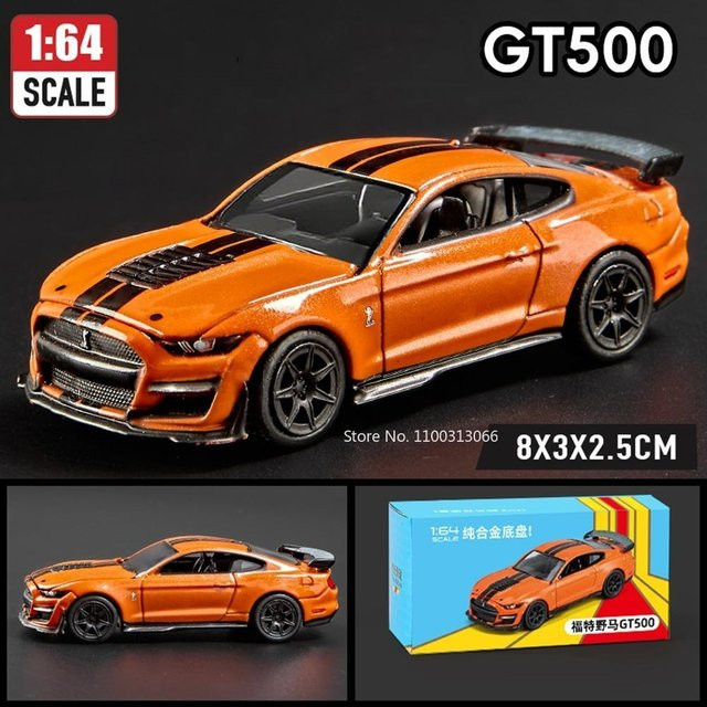 Linyi Toy Car Corvette T1 Gt500 Firebird, Miniaturfahrzeug, 1:64, ab 14 Jahren - Bild 1