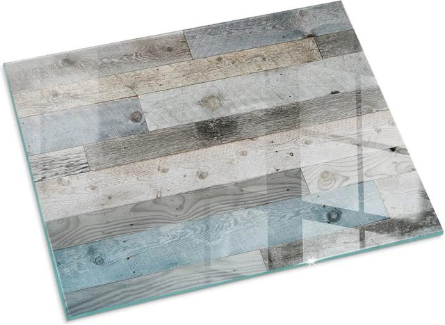 Tulup Glasplatte für Kaminöfen in Grau, B/B/H: 80 x 60 cm - Bild 1