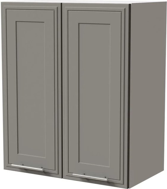 Feldmann-Wohnen Hängeschrank Salo in Weiß und Dust Grey Matt mit Kassettenoptik, B/T/H: 60 x 32,5 x 72 cm - Bild 1