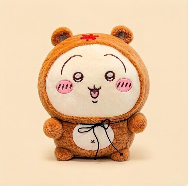 Yiran toy Chiikawa Tanuki Plüschpuppe, Stofftier, ab 14 Jahren - Bild 1