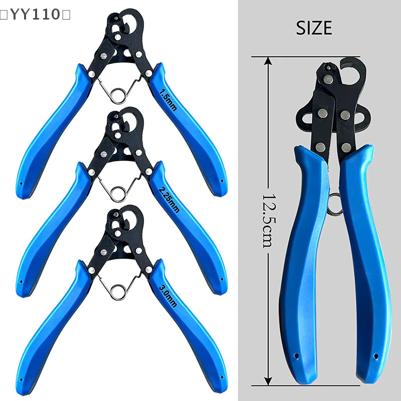 Sigur Drahtrollzange für Schmuckherstellung und Drahtwickel-Biegereparatur, Rundzange mit 1,5/2,25/3 mm - Bild 4