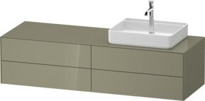 Duravit Waschtischunterschrank White Tulip in White, Breite: 160 cm, Tiefe: 55 cm, Höhe: 40,8 cm - Bild 1