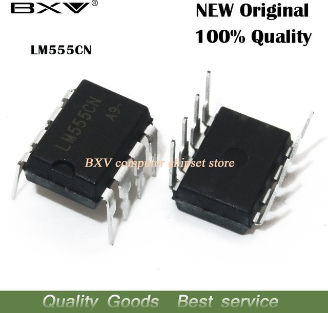 10 Stück LM555CN DIP8 integrierte Schaltkreise in Schwarz von BXV - Bild 1