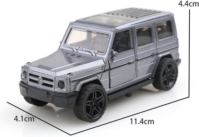 Linyi toy car Hummer, 1:38 Modellauto, Geländefahrzeug, Metall, ab 3 Jahren - Bild 1