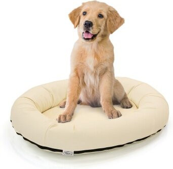 Wallace & Jones orthopädisches Hundebett Bolton in Creme, Größe S, mit Memory-Schaum und abnehmbarem Bezug - Bild 1