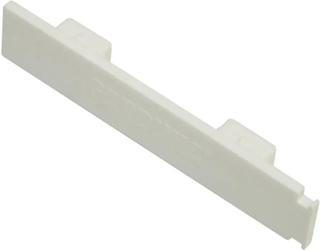 Gardinia Endstück für Vorhangschiene GE3 3-läufig in Weiß, 2er Pack - Bild 1