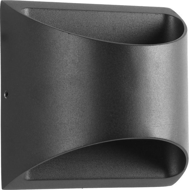 LED-Außenwandleuchte LP3005B in Schwarz aus Aluminium mit warmweißem Licht und IP44 Schutzart - Bild 1
