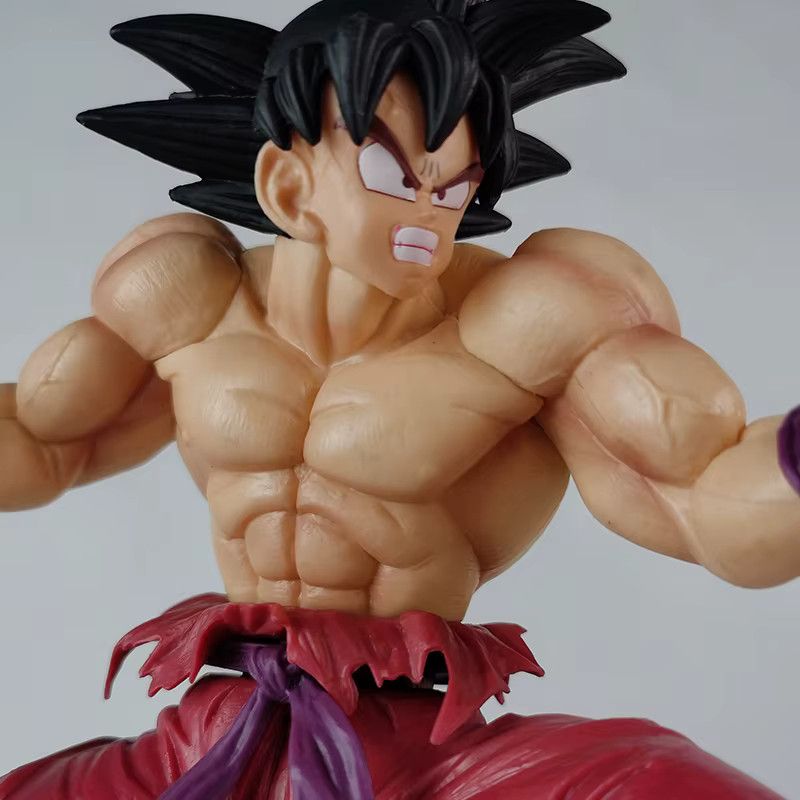 Bandai Dragon Ball Z Son Goku Kaioken Anime Figur aus PVC, Multicolor, Höhe: 21 cm - Bild 3