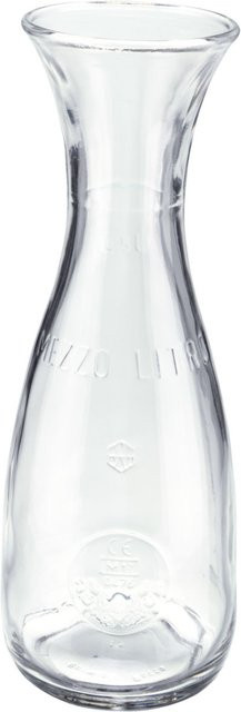 Bormioli Rocco Glas-Karaffe Misura, transparent, 6er Pack, Volumen: 1,2 l, Durchmesser: 10,9 cm, Höhe: 26 cm - Bild 1
