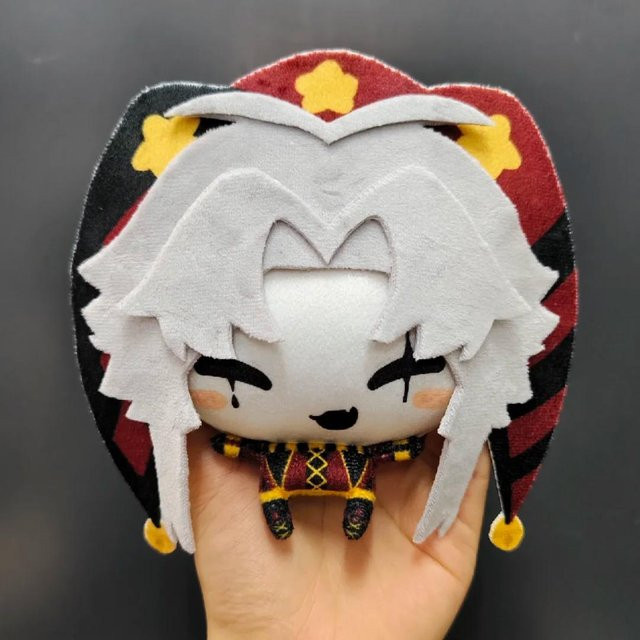 Yiran toy Pierrot Harlekin Narr, Plüschtier, 10cm, ab 18 Jahre - Bild 1