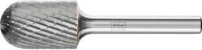 PFERD Hartmetall Frässtift Walzenrund WRC universal mittel kreuzverzahnt, Durchmesser: 16 mm, Länge: 25 mm, Schaft-Durchmesser: 6 mm, Farbe: Silber - Bild 1