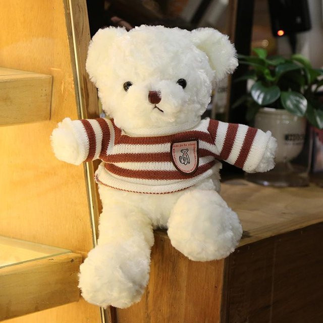 Bär Plüschtier Sweatshirt Pullover Kleidung Teddybär Puppe 30cm - Bild 1