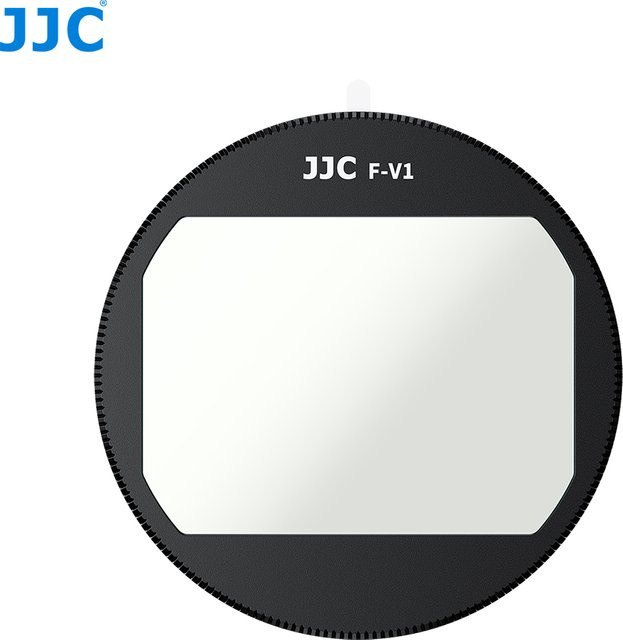 JJC F-V1 L39 Ultradünner UV-Filter aus optischem Glas für Canon PowerShot V1 in Schwarz und Transparent - Bild 1
