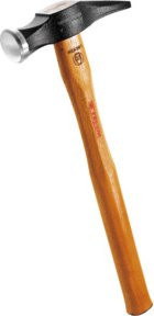 Facom Ausbeulhammer mit runder Schlagfläche 40 mm aus Stahl und Holzgriff - Bild 1