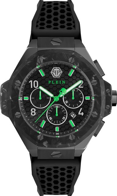 Philipp Plein Chronograph, Edelstahl, Quarz, Schwarz, Herren - Bild 1