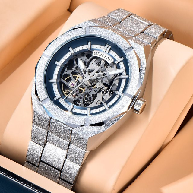 BENYAR Armbanduhr Edelstahl, Automatik, 41 mm, Herren - Bild 1