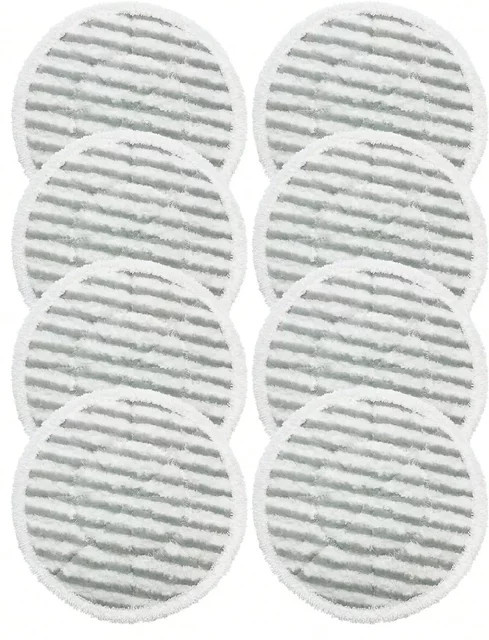 4/8er-Pack Ersatz-Dampfmopp-Pads für Shark Steam & Scrub All-in-One S7020 S7000 S7001 S7201 in Weiß - Bild 1