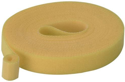 TRU COMPONENTS T24CA063 Klettband zum Bündeln in Gelb, Länge: 5 m, Breite: 15 mm - Bild 1
