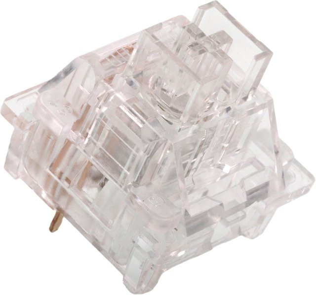 Outemu Crystal Switch Linear 45g vorgeschmierter 3-poliger RGB-SMD-Schalter für mechanische MX-Gaming-Tastaturen in Transparent - Bild 1