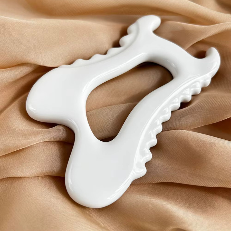 DUTRIEUX Keramik-Gua-Sha-Massagegerät für Gesicht und Körper, Unisex - Bild 3