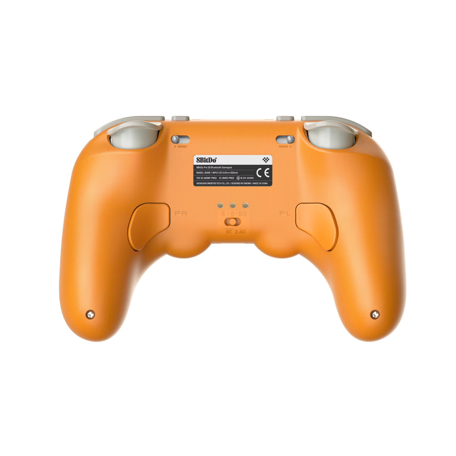 8BitDo Pro 3 Bluetooth-Gamepad Special Edition in Orange mit TMR-Joysticks für Nintendo Switch, Windows, Apple und Steam - Bild 2