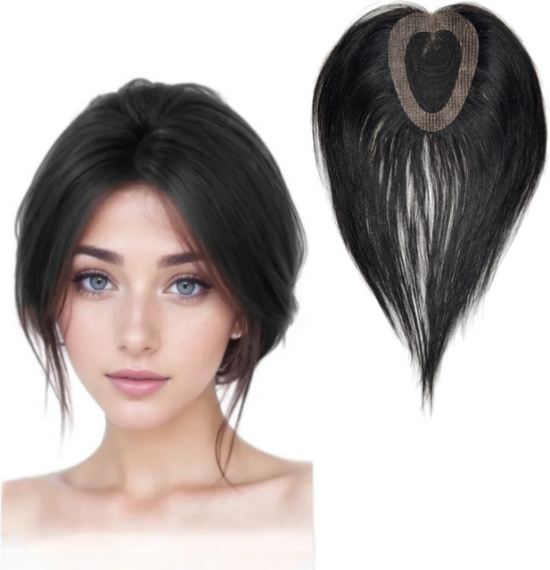 Anemone Echthaar-Toupet für Damen, Selbstklebend, Haarverlängerung - Bild 1