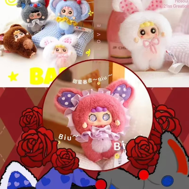 52TOYS Baby Three Migo Little Troublemaker, Blind Box, Plüsch Puppe, Rucksack Anhänger - Bild 4