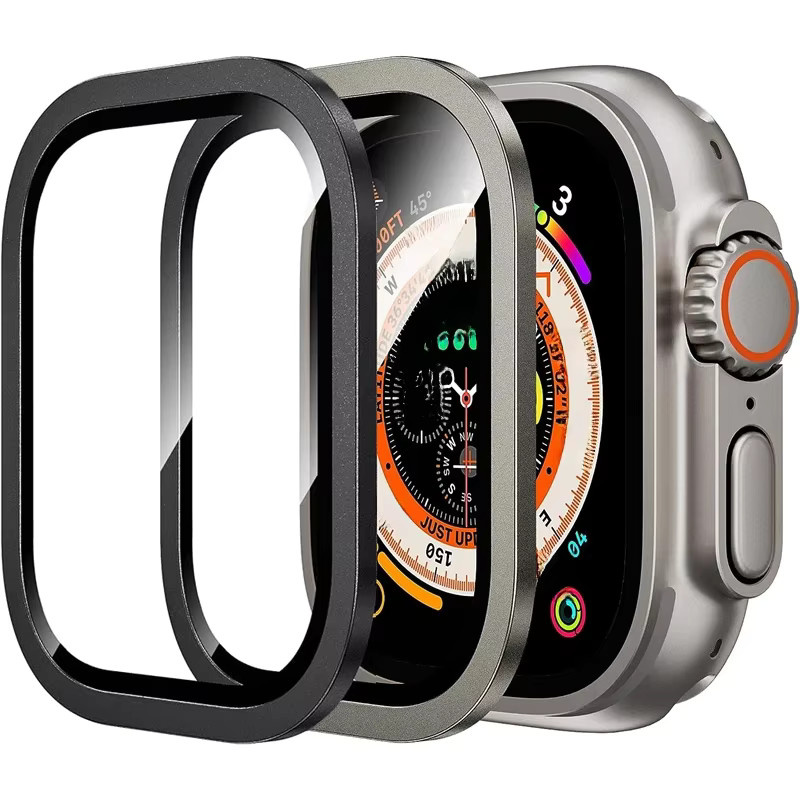 HUBANDE Uhrenzubehör Metallrahmen + Glas für Apple Watch Ultra 49 mm - Bild 6