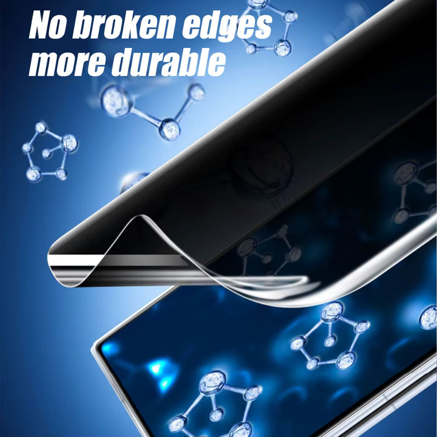 NNBILI 3er Pack Datenschutz Hydrogel Displayschutzfolie für Samsung Galaxy S25 S24 S23 S22 S21 S20 S10 S9 S8 Note 20 Ultra FE und weitere Modelle - Bild 4