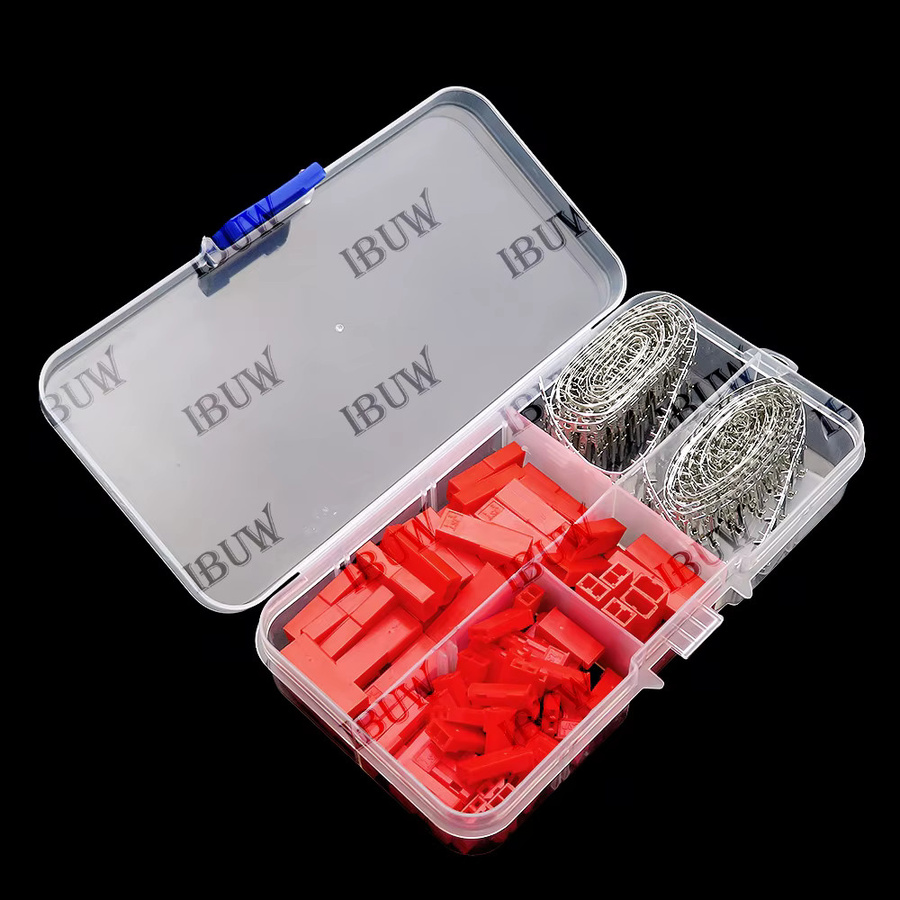 50er-Set JST SYP-2A 2-Pin Steckverbinder Rot mit Buchse und Stecker für RC Lipo-Akkus 2,54mm - Bild 3